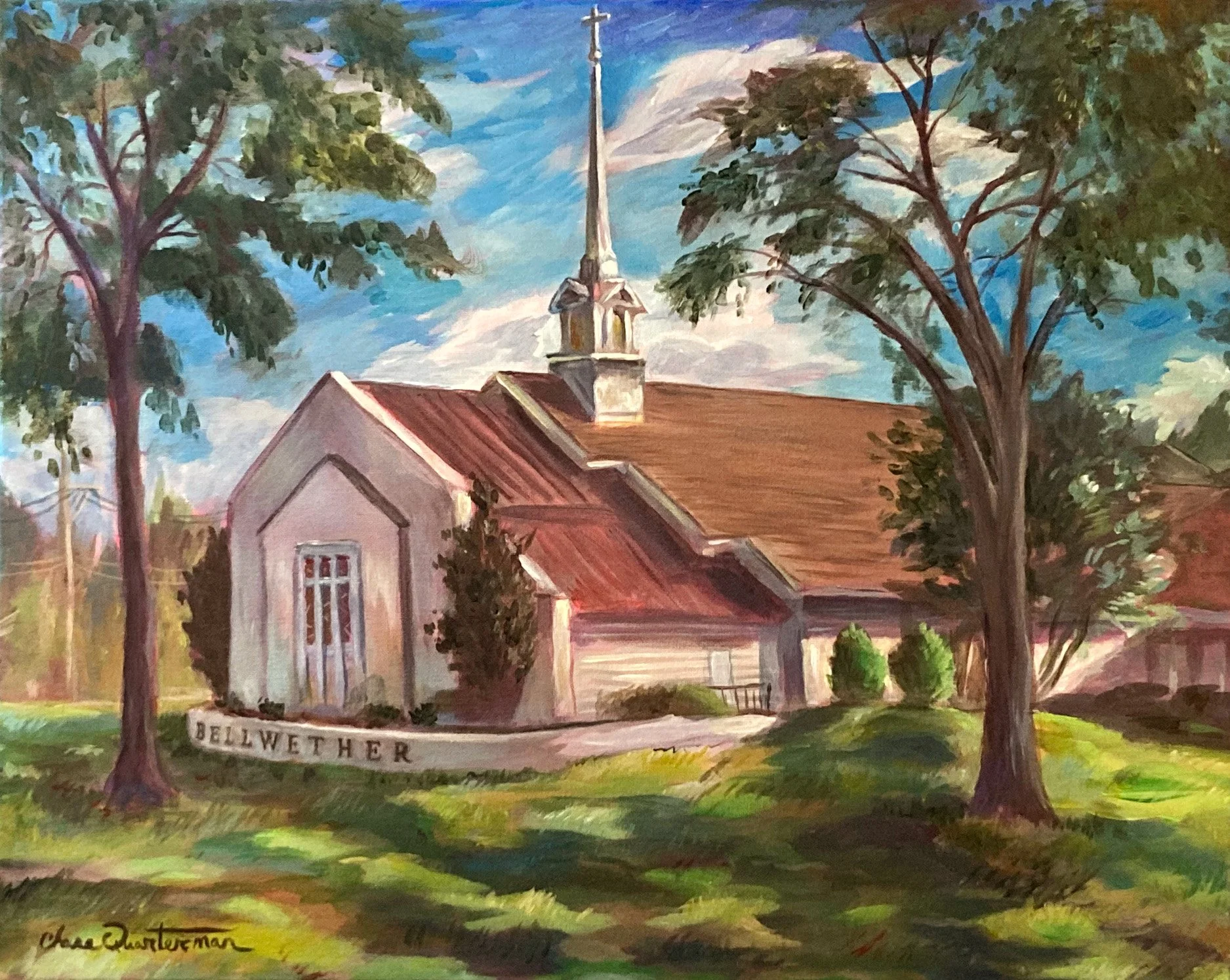 "Bellwether"—Acrylic on canvas, 20"x16"—Collection of Mr. and Mrs. Nathan Chapman