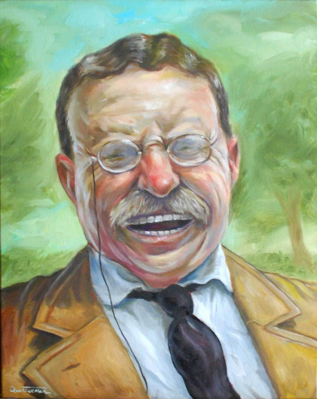 "Teddy"— Oil on canvas, 2009—SOLD