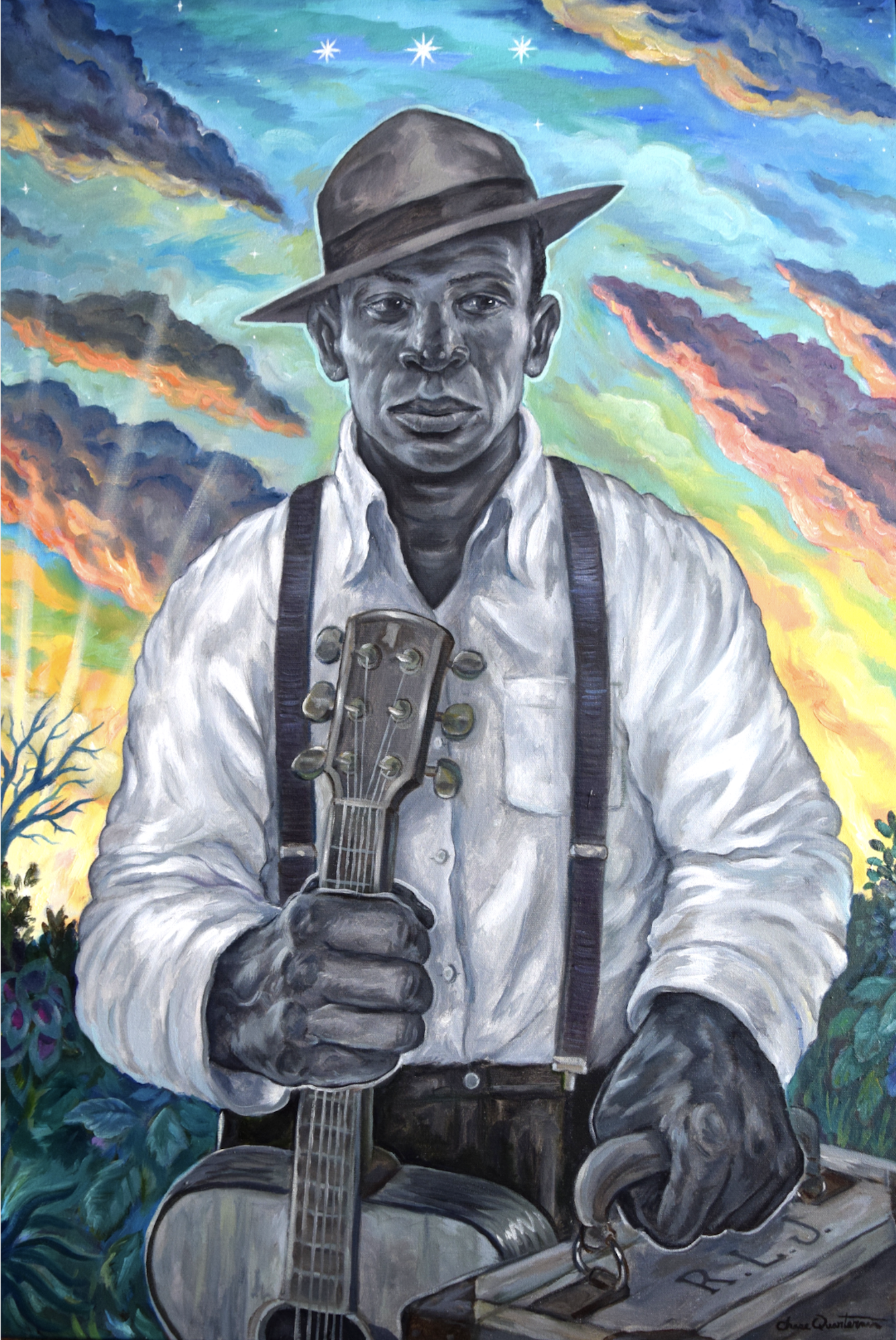 "Constellation"—Oil on canvas, 24"x36" —SOLD