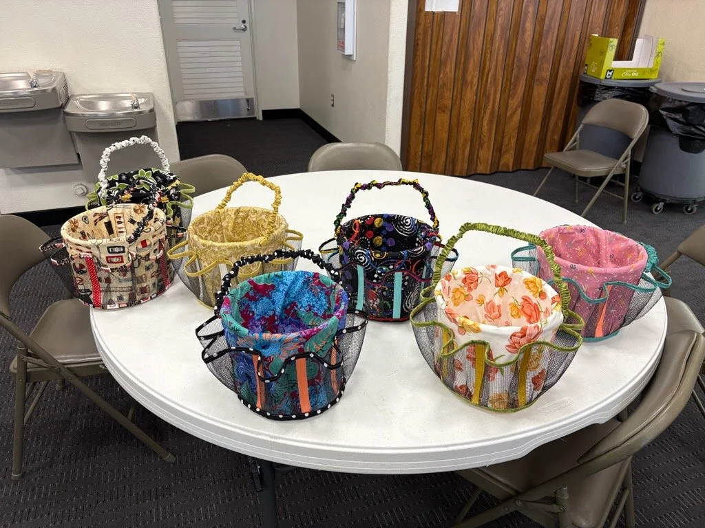 LVQ hosted a quilters caddy workshop led by Leslie Craven and Jo Ann Lawrence.