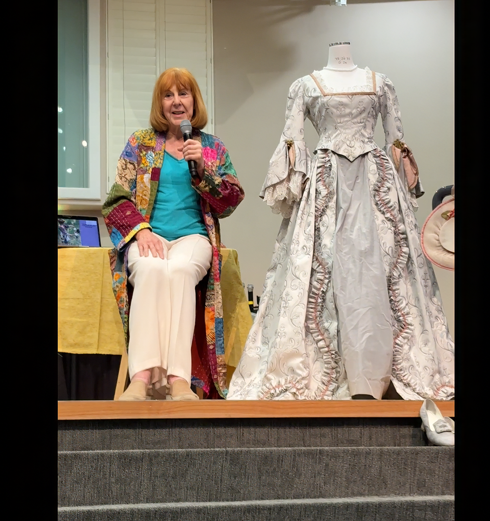 Guest Speaker, Hollywood Costume Designer and UNLV Professor Diana Eden delivered an inspiring presentation at the LVQ March General Meeting.