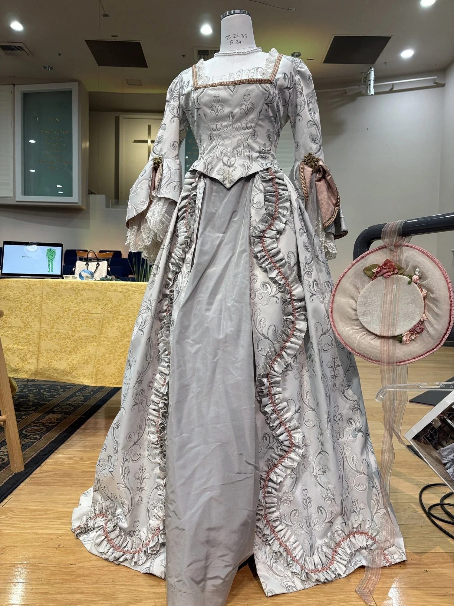 Period Wedding Gown – Designed by Diana Eden for actress McKenzie Westmore as Sheridan Crane, for episode in the TV soap opera Passions. 