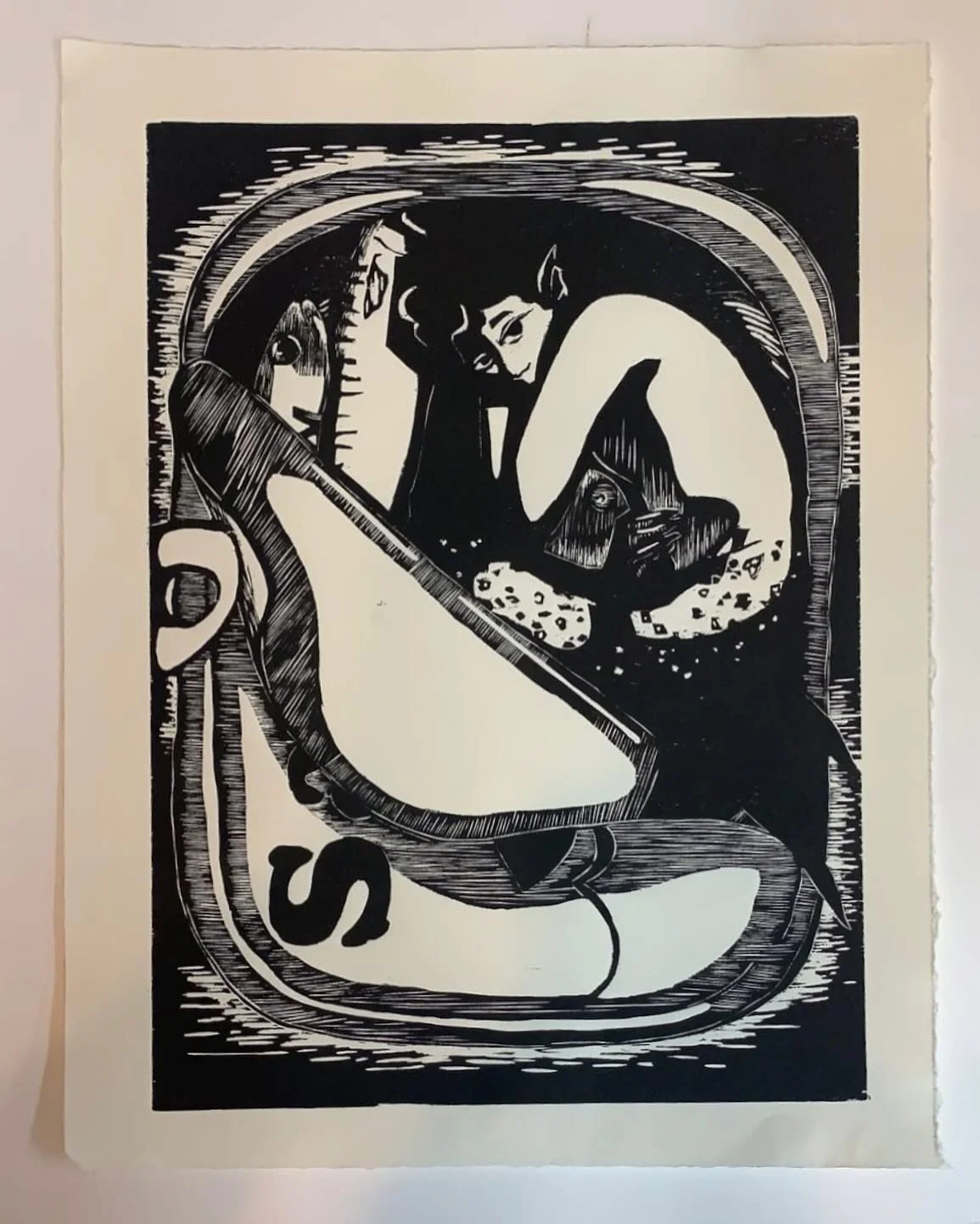 Canned like sardines 🐟 

#woodcarving #woodcut #printmaking #print #reliefprint #reliefprinting