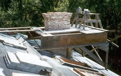 Dock Road Carter, Masonry Chimney south side.jpg