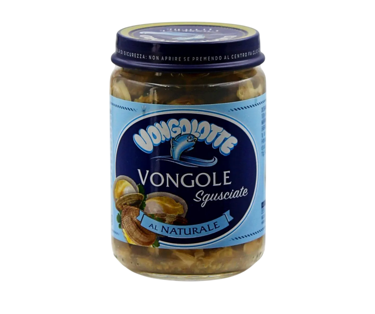 L’Isola d’Oro Sugo di Vongolotte alla Marinara 130 g – klassische Clam-Marinara-Pastasauce