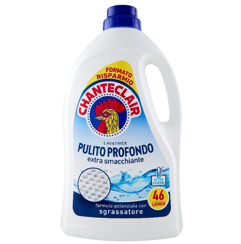 Chanteclair Lavatrice Pulito Profondo Flüssigwaschmittel 2,07 L – Tiefenreinigung & Frischer Duft