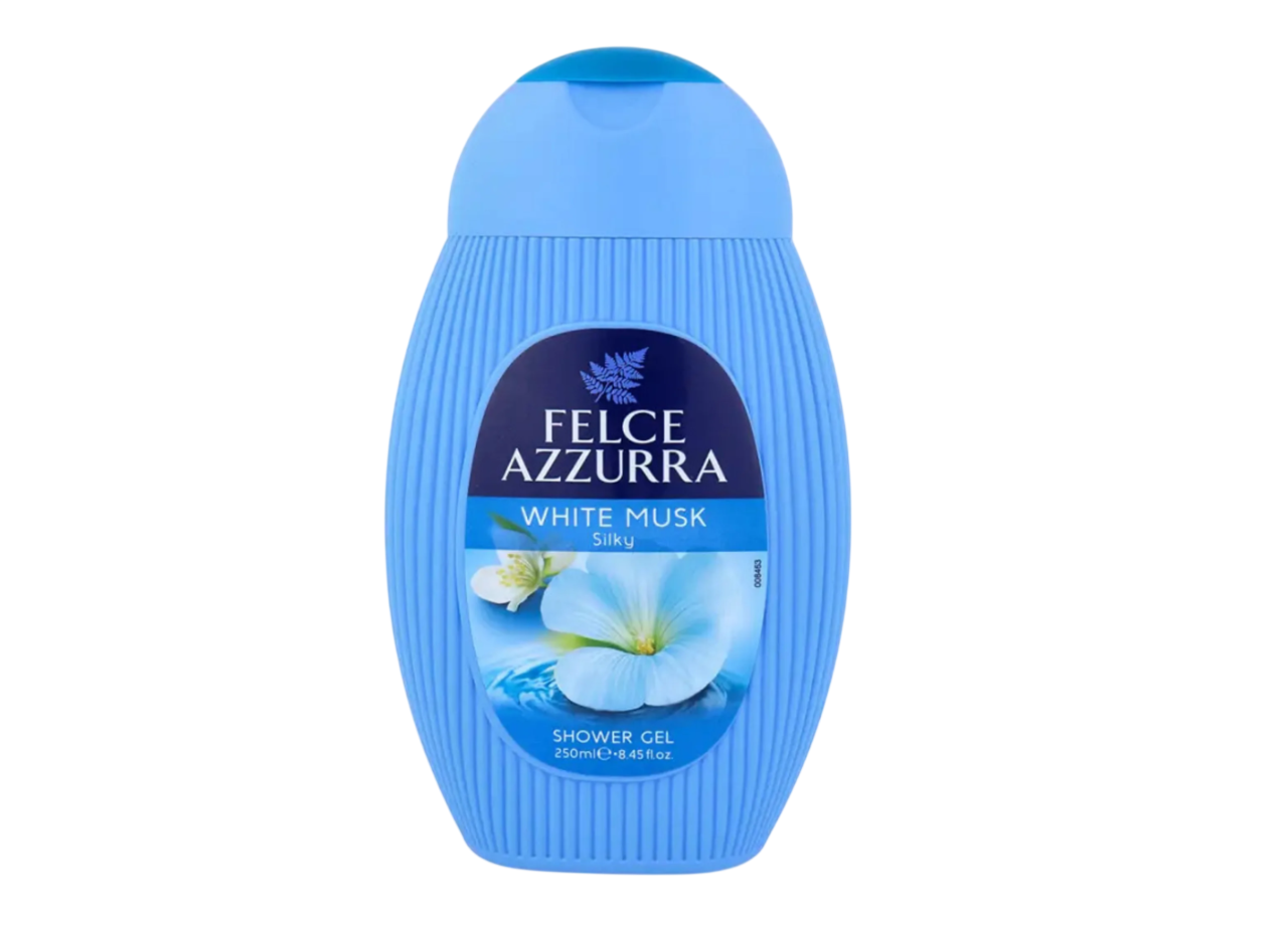 PAGLIERI Felce Azzurra White Musk Duschgel 250 ml – Duschgel mit edlem Moschusduft
