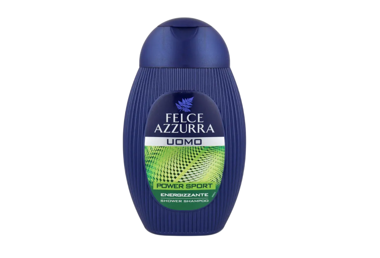 PAGLIERI Felce Azzurra Uomo Duschgel Shampoo Power Sport für Männer 250 ml