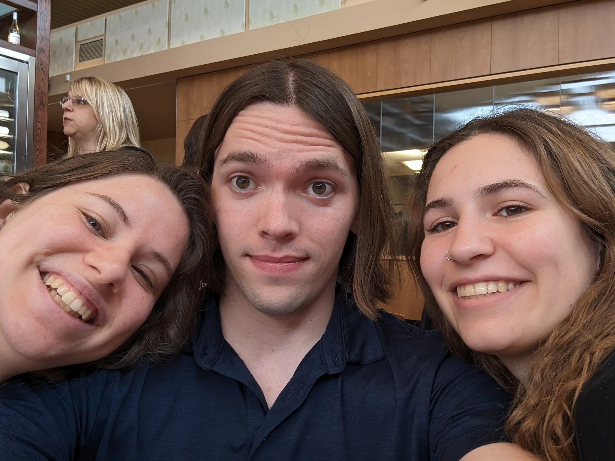 Award ceremony with Natasha's cousin, Liza!