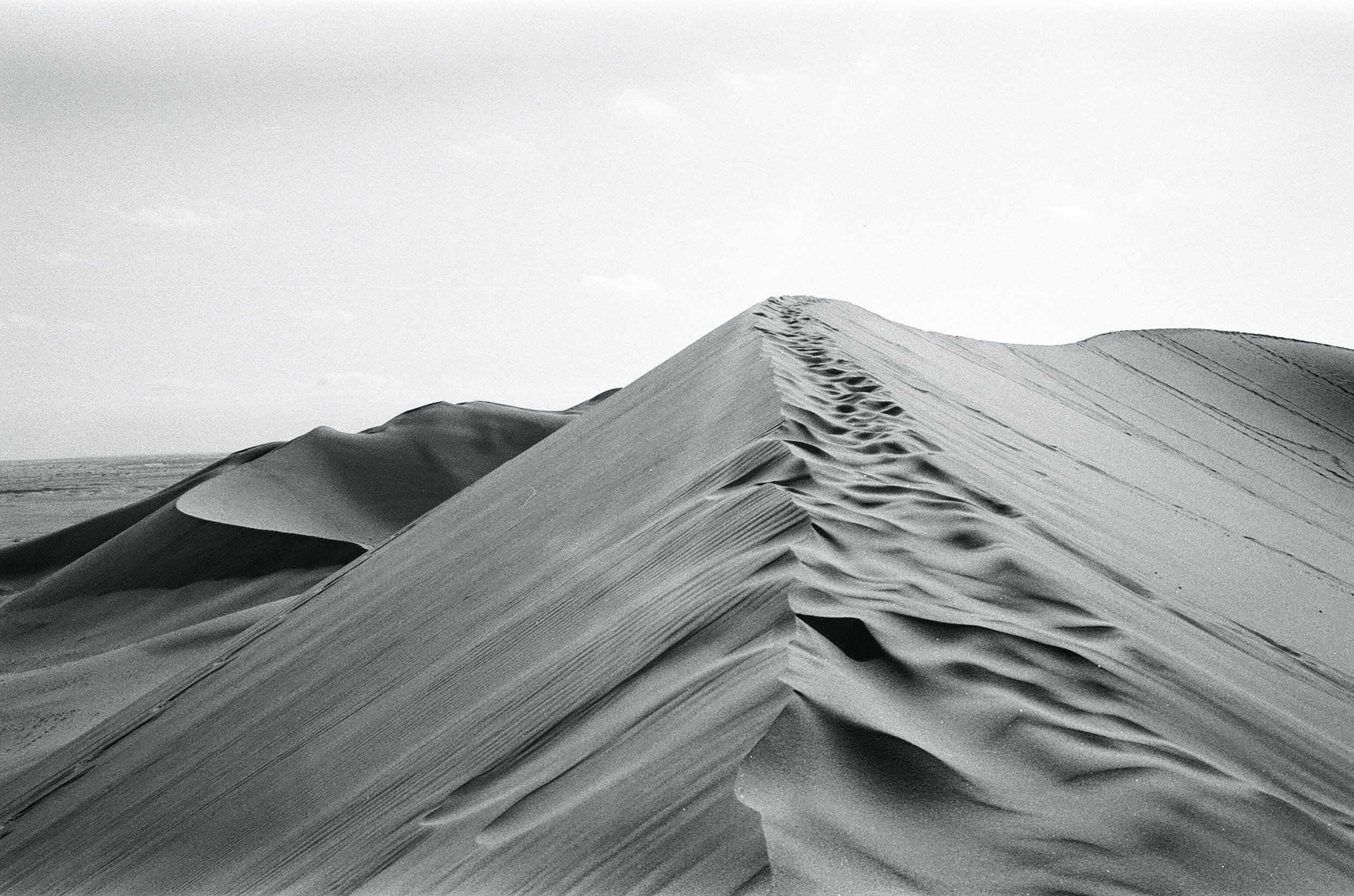The summit of Dune 7 in Walvis Bay, Namibia. August 2025