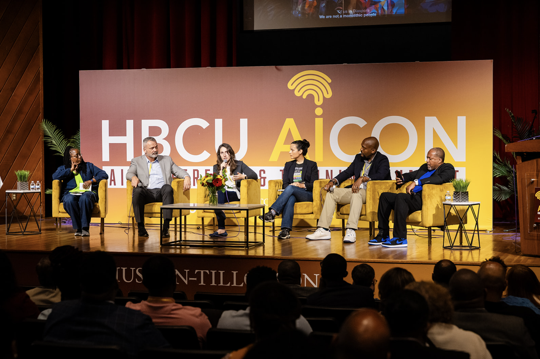 Panel discussion: AI conference.