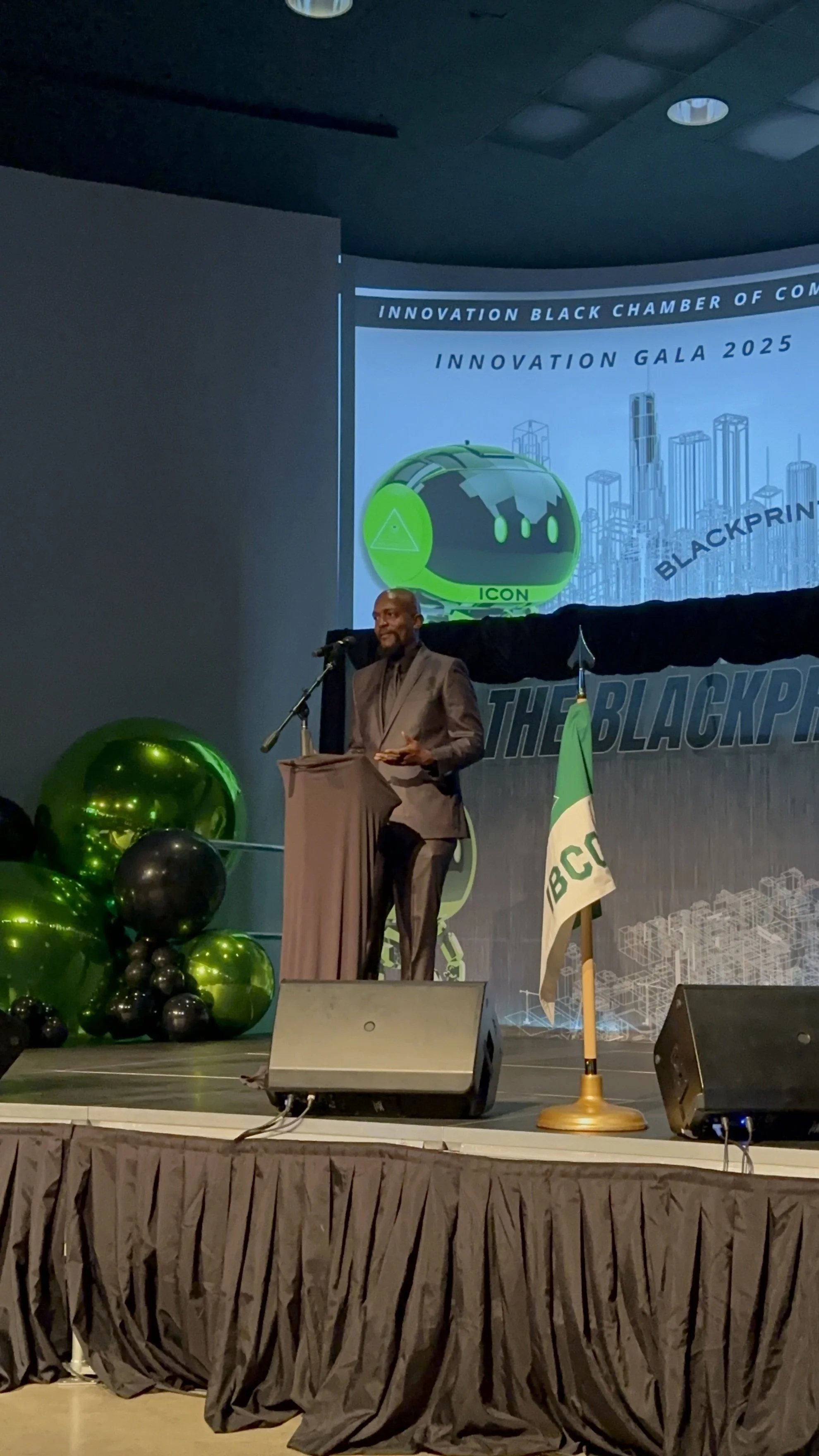 Keynote speech at The BlackPrint Innovation Gala: “A.I. Innovation & The Future of Business." 