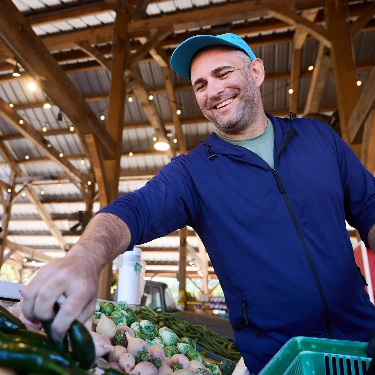 Executive Chef Jason Burrows forages for local produce for inspiration developing The Sounder menu