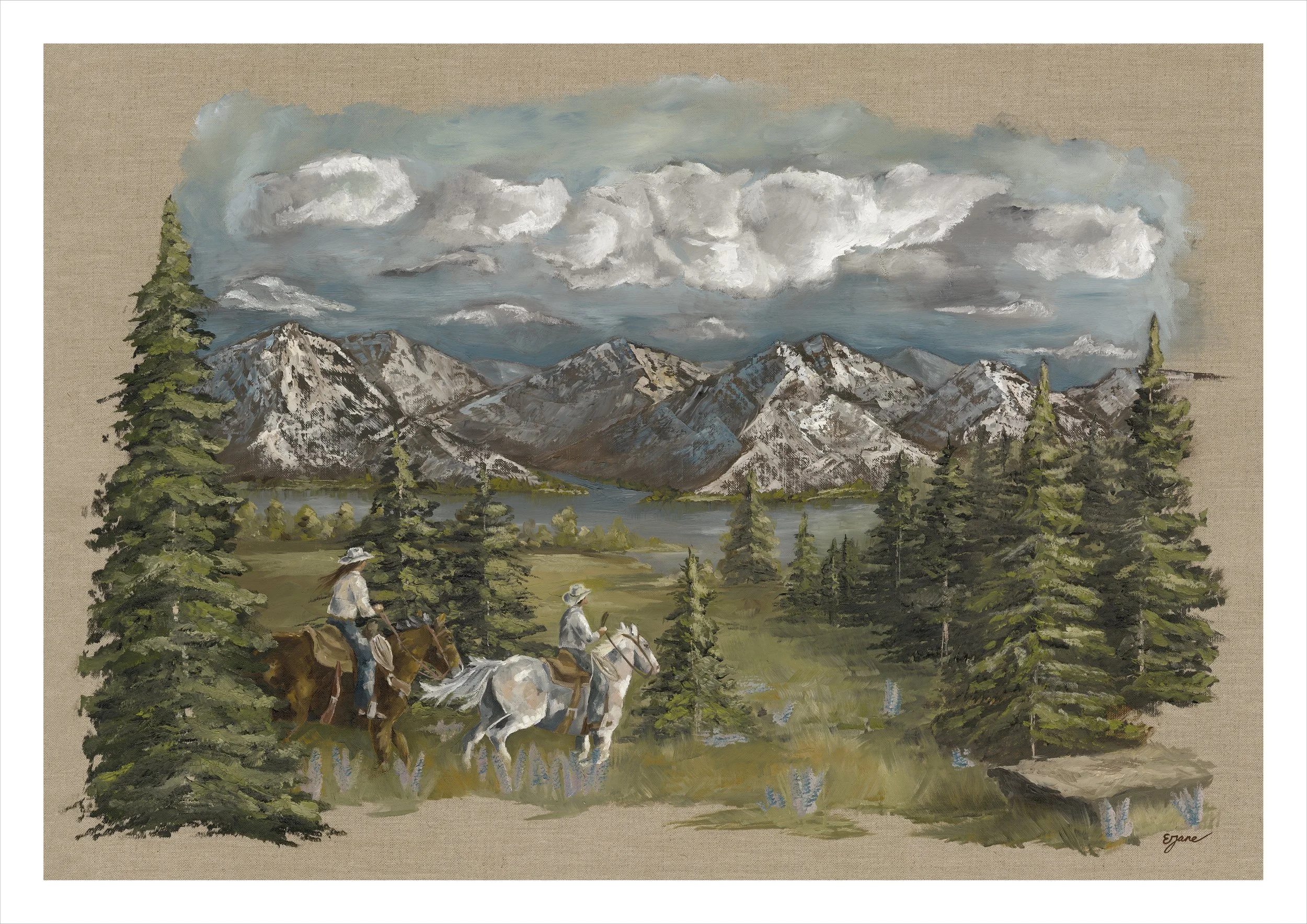 A Mountain Ride - Small Print