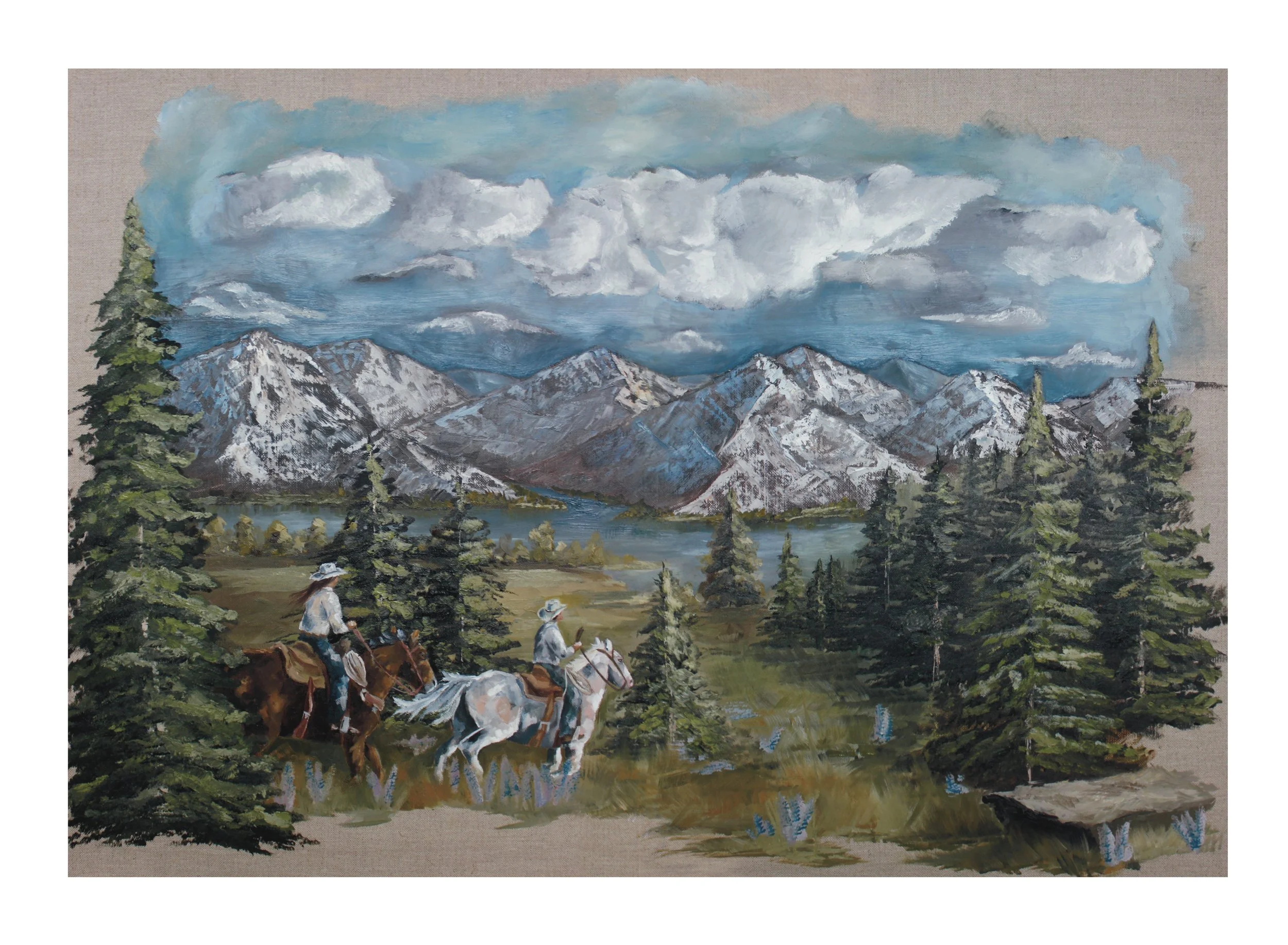 A Mountain Ride - Small Print