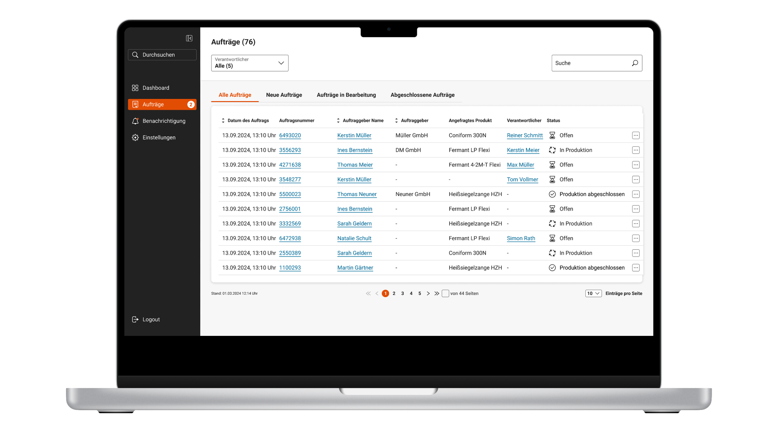 Internal Tool-Production