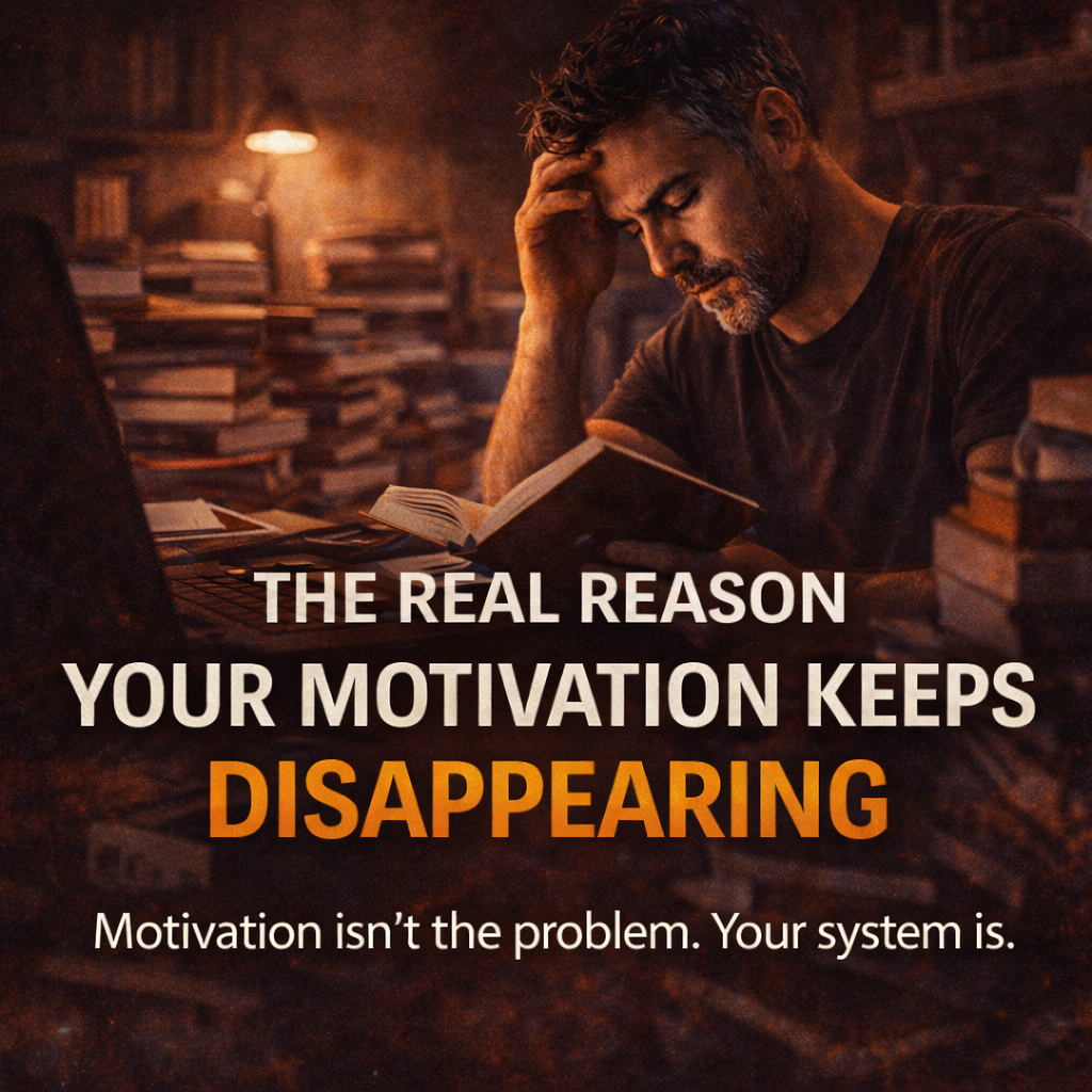 The Real Reason Your Motivation Keeps Disappearing