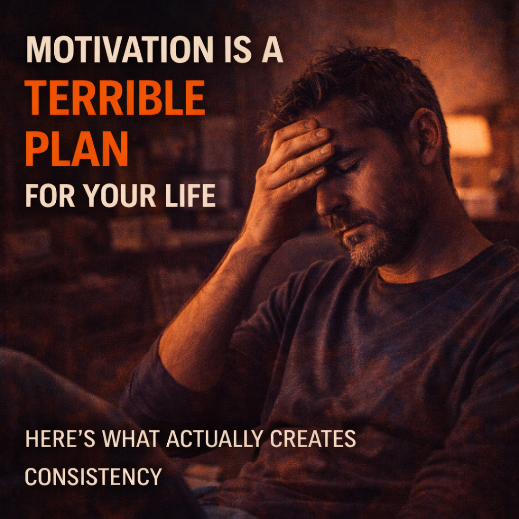 Motivation Is a Terrible Plan for Your Life