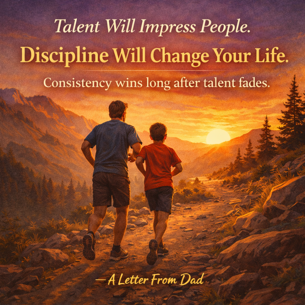Talent Will Impress People. Discipline Will Change Your Life.
