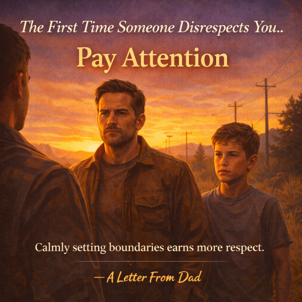 The First Time Someone Disrespects You… Pay Attention
