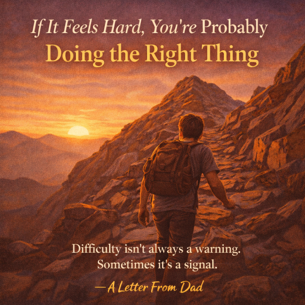 If It Feels Hard, You’re Probably Doing the Right Thing
