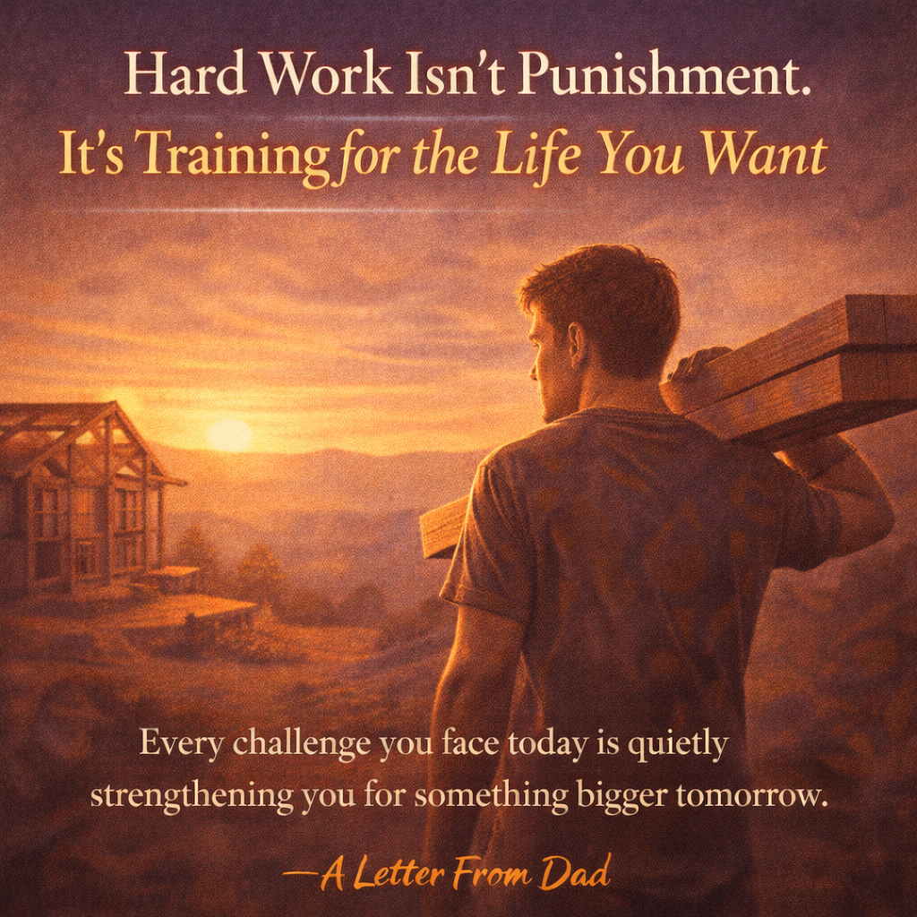 Hard Work Isn’t Punishment. It’s Training for the Life You Want