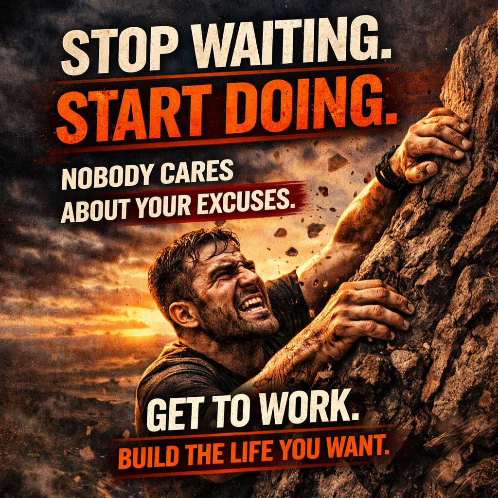 Stop Waiting. Your Life Doesn’t Care About Your Excuses.