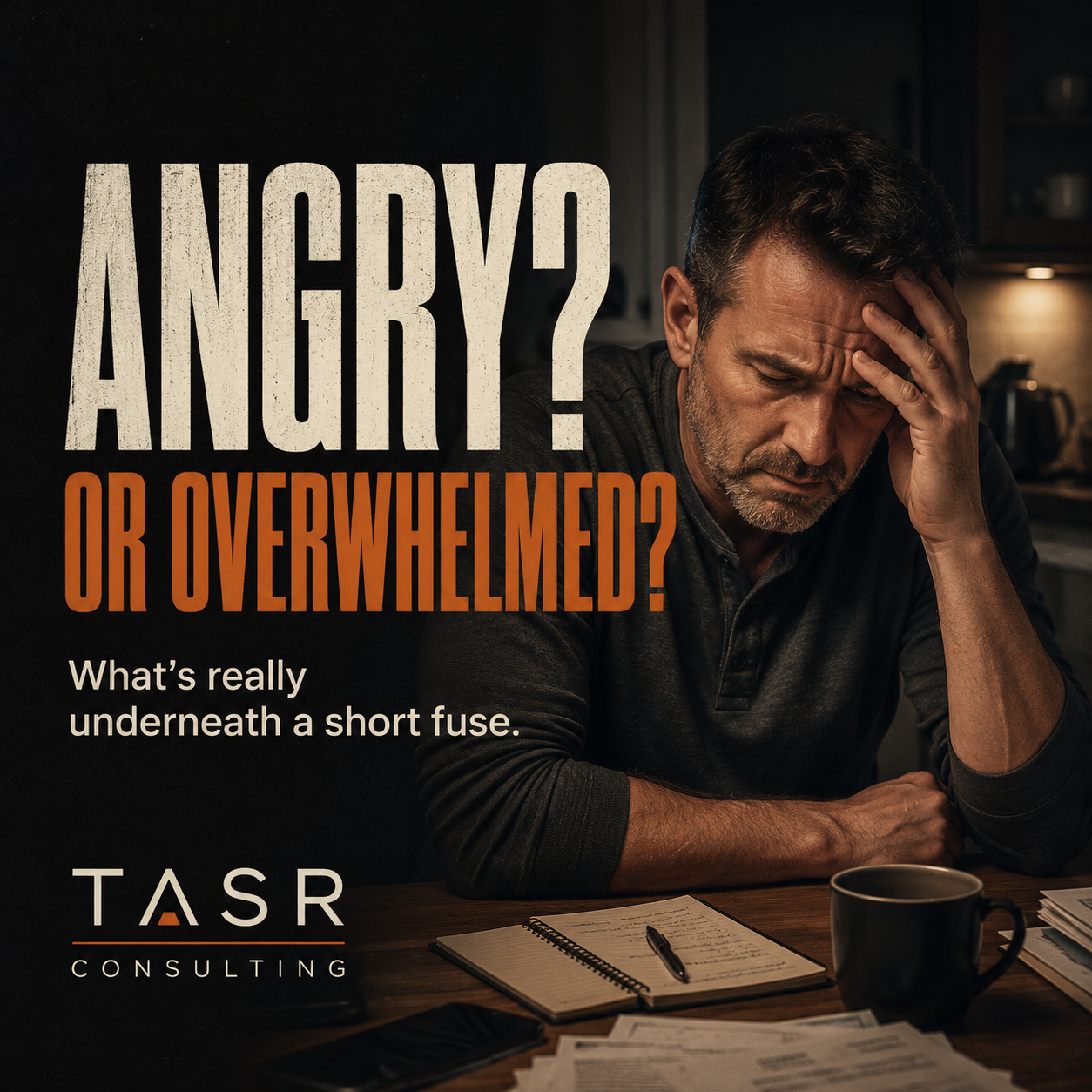 Why Men Become Angry When They Are Actually Overwhelmed
