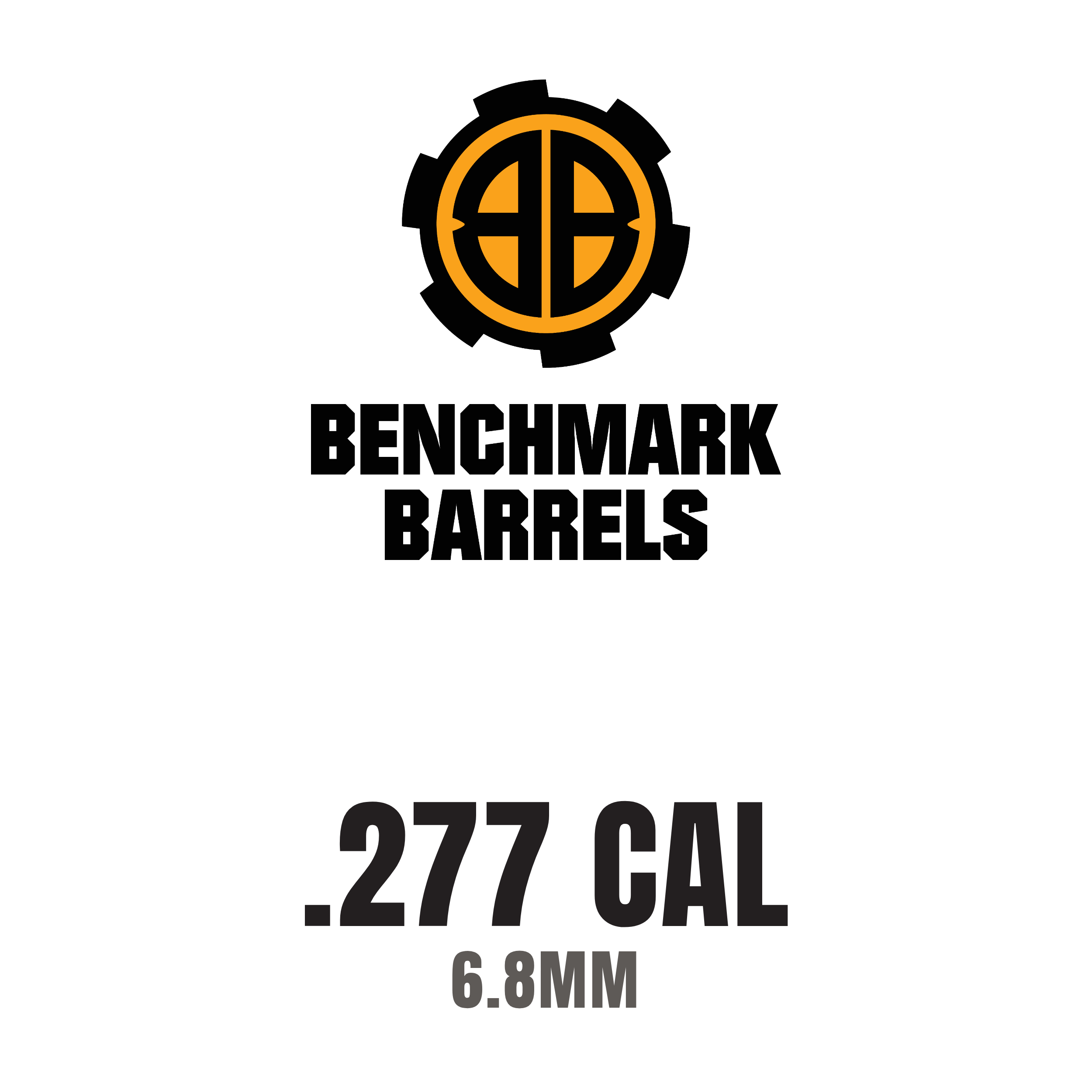 Benchmark Barrels .277 (6.8mm / 270) Barrel Blank - Built to Order