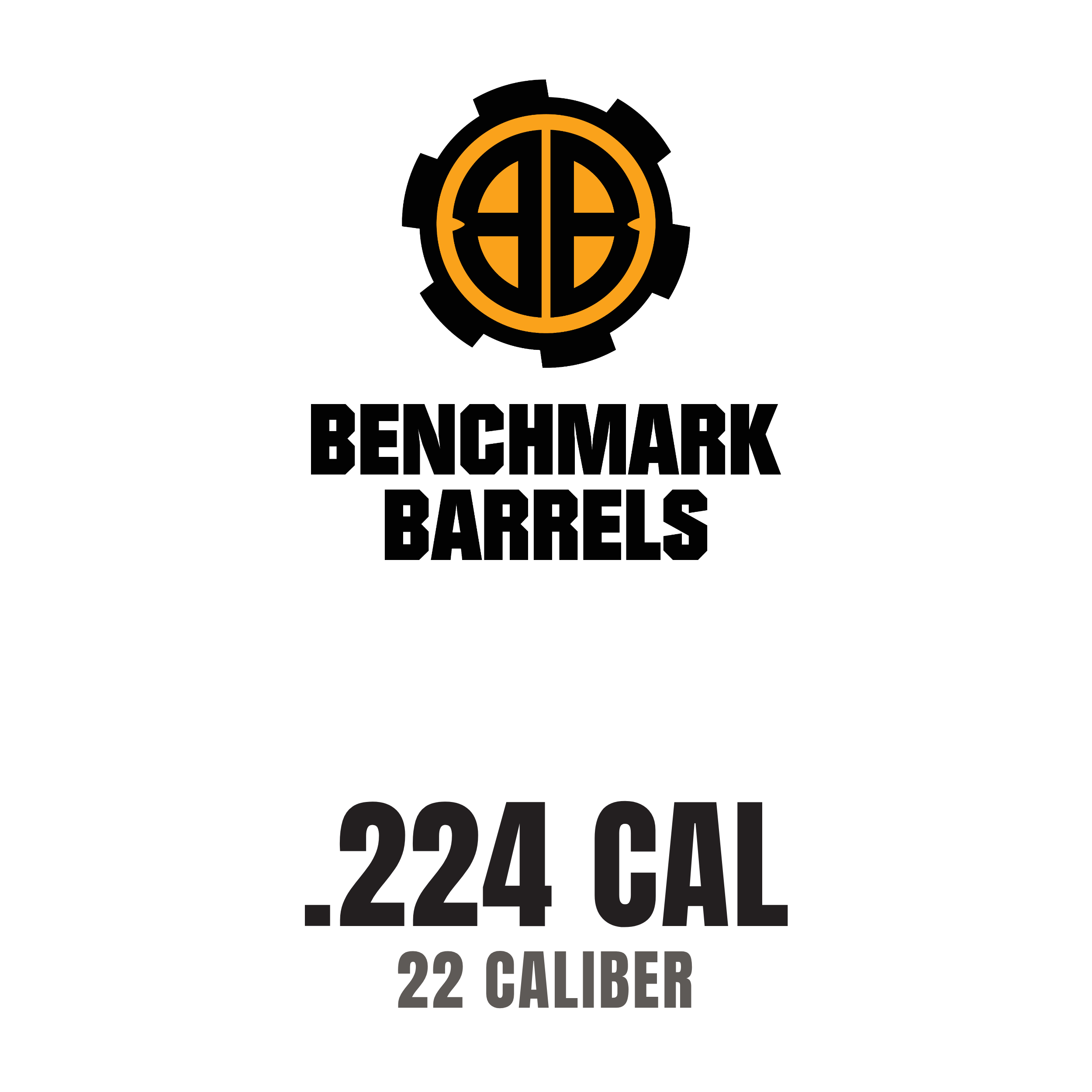 Benchmark Barrels .224 (22 cal) Barrel Blank - Built to Order