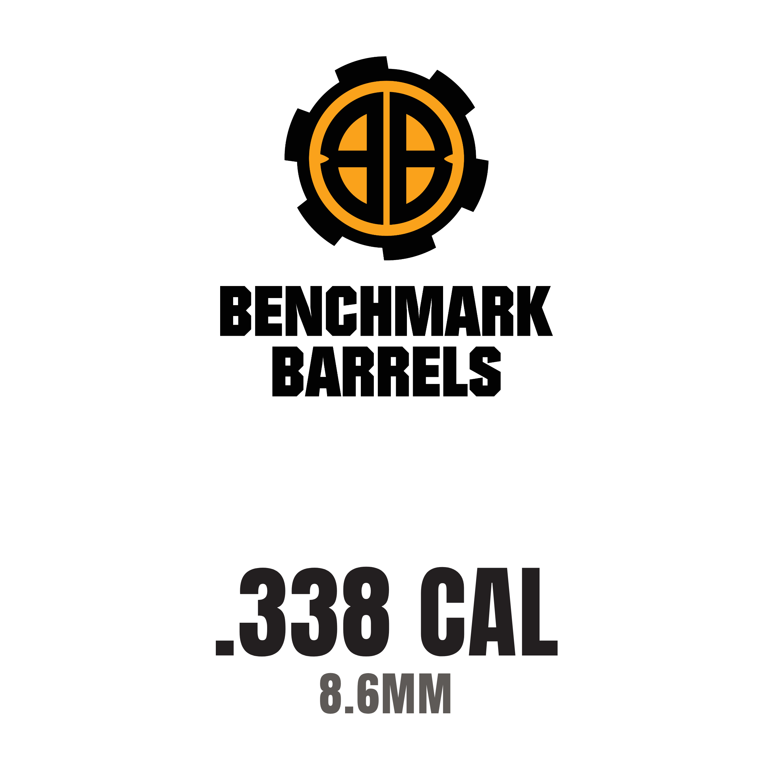 Benchmark Barrels .338 (338 / 8.6mm) Barrel Blank - Built to Order