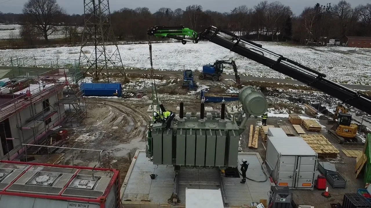 Turnkey installation 63 MVA Transformer