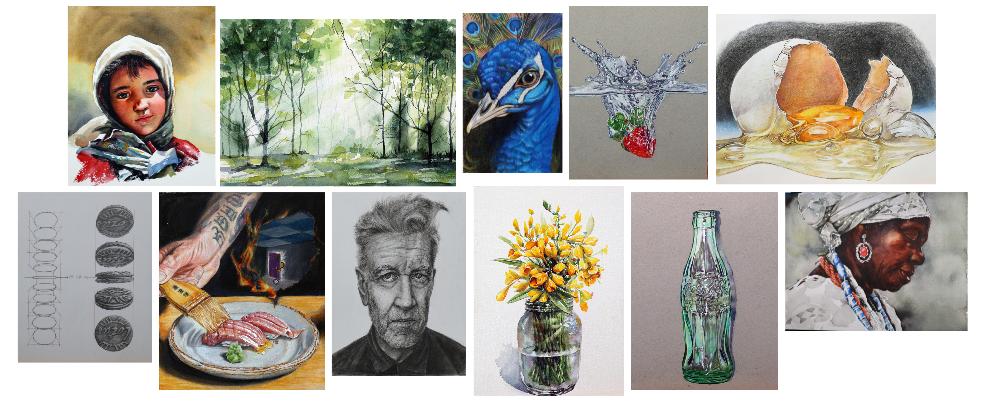art classes, acrylic painting, watercolor, pencil drawings, art studio