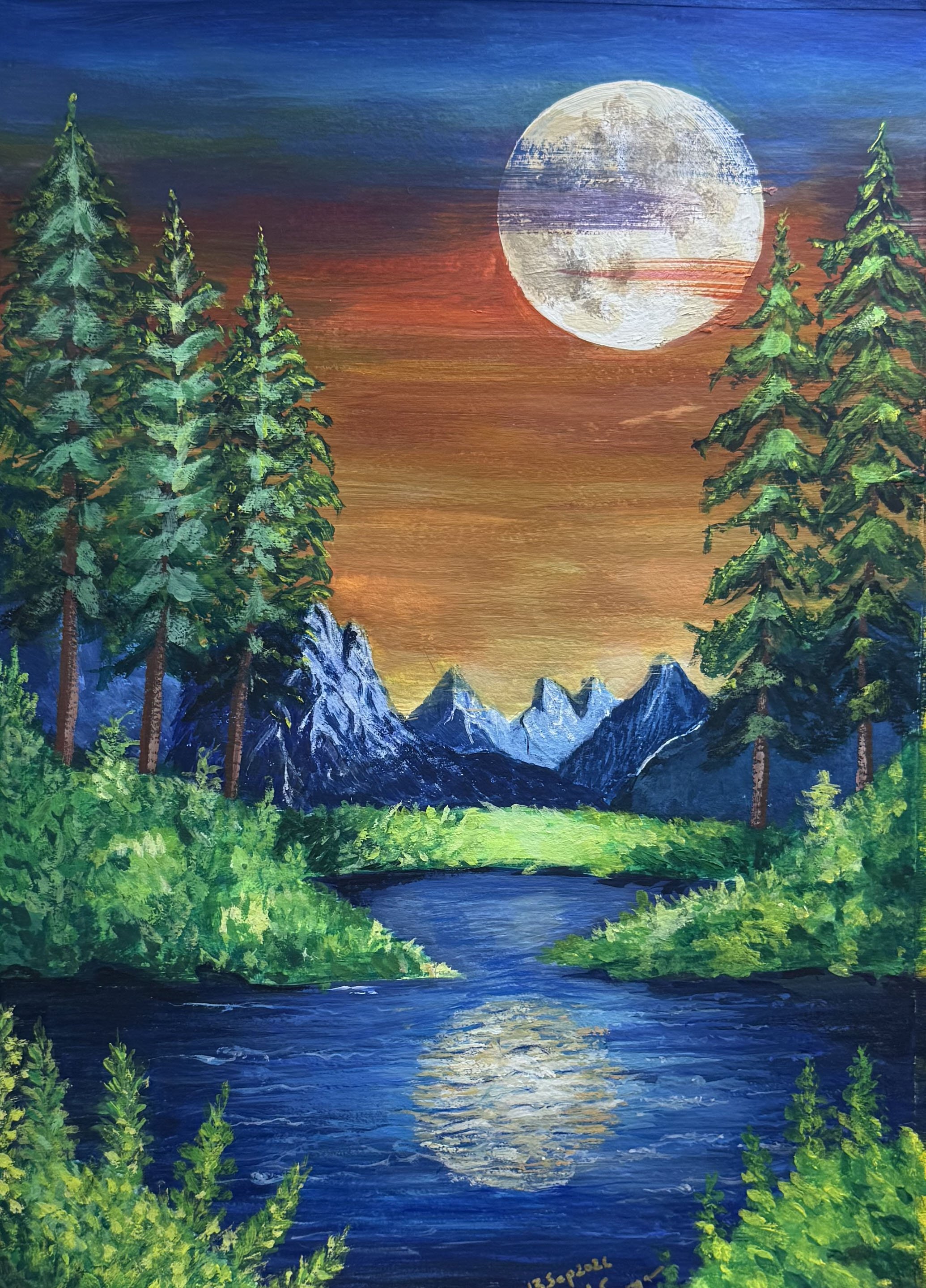 Watercolor painting