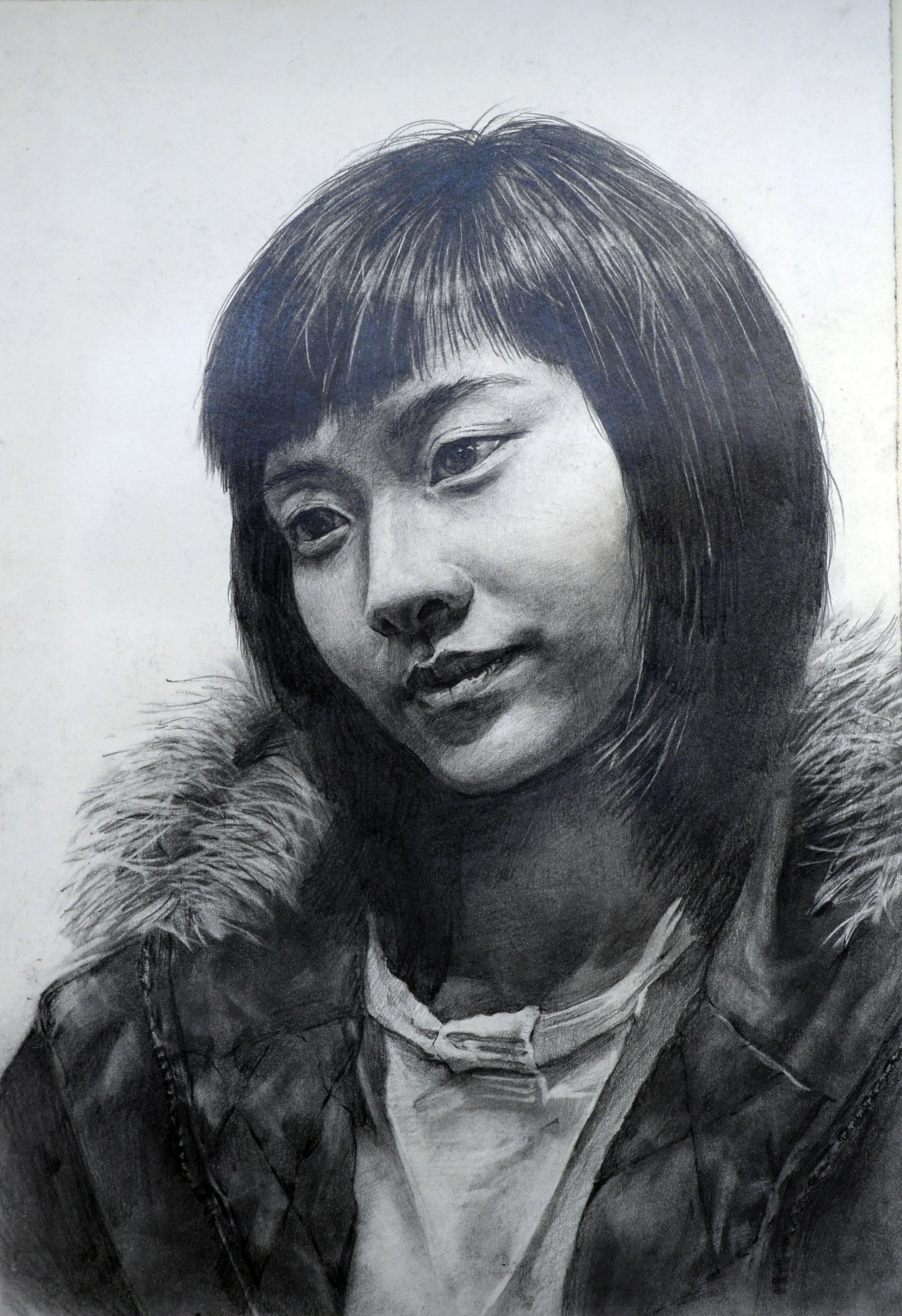 graphite drawing, pencil drawing, painting