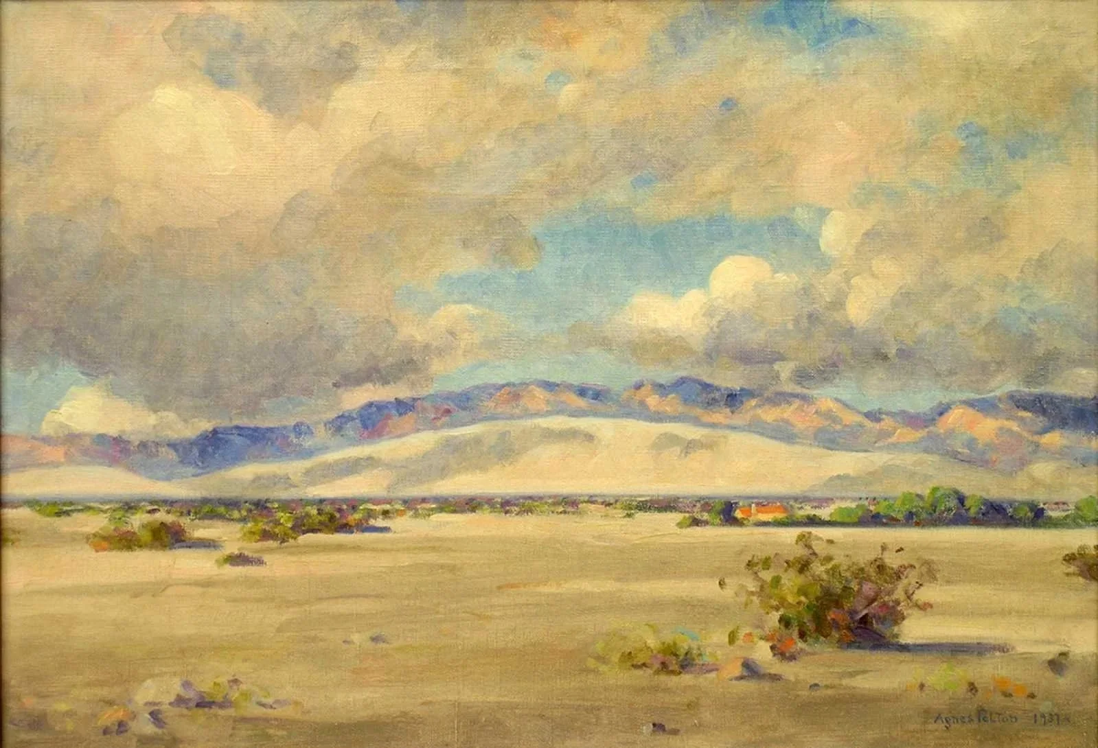 Agnes Pelton (American, 1881-1961) Between Storms, Edom Hill, 1937, 