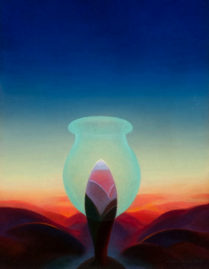 Star Gazer, 1929 — Agnes Pelton. Photograph by Peter Palladino, courtesy of the Agnes Pelton Society.