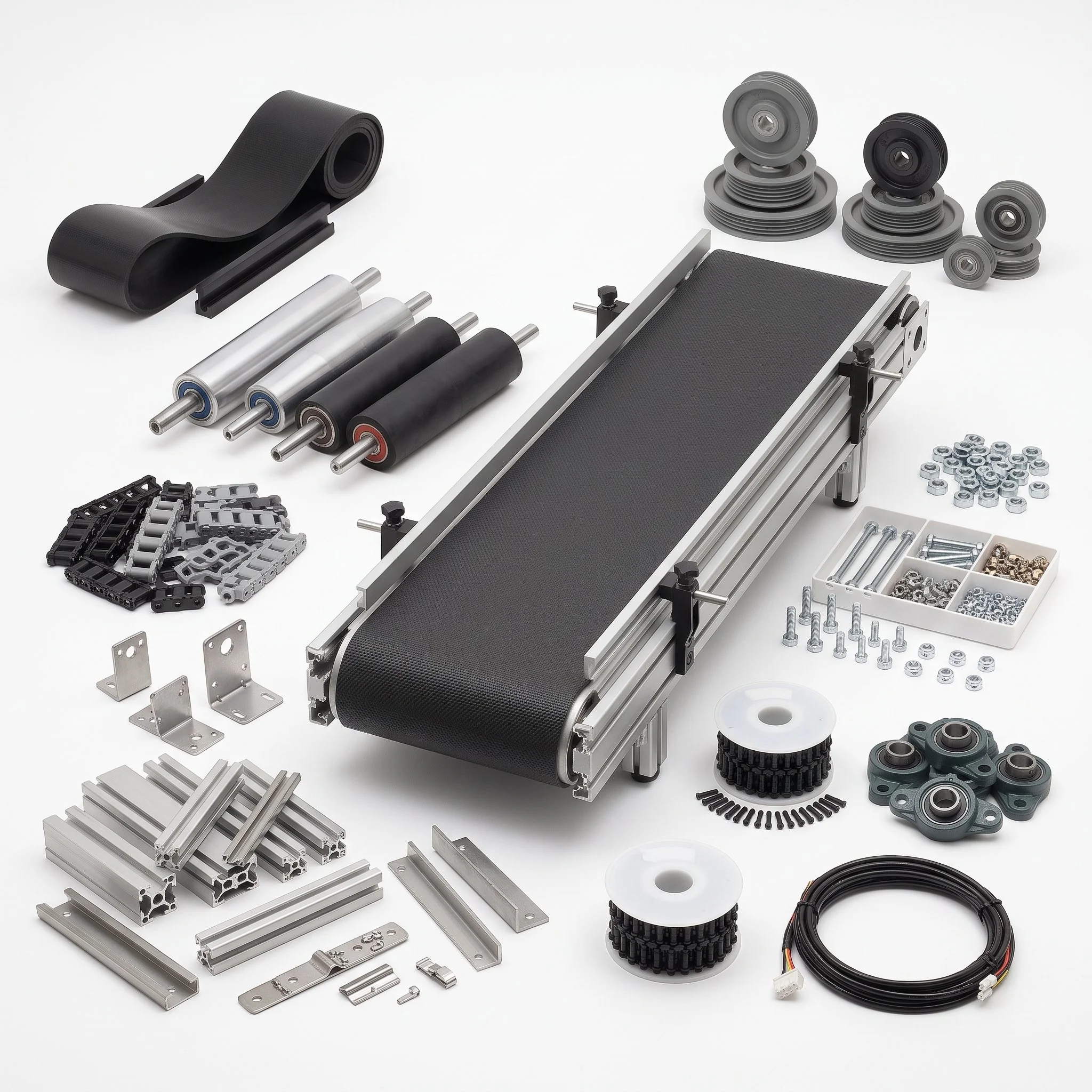 Conveyor Belt Parts and systems