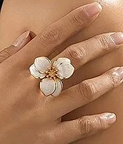 Blooming Flower Statement Ring