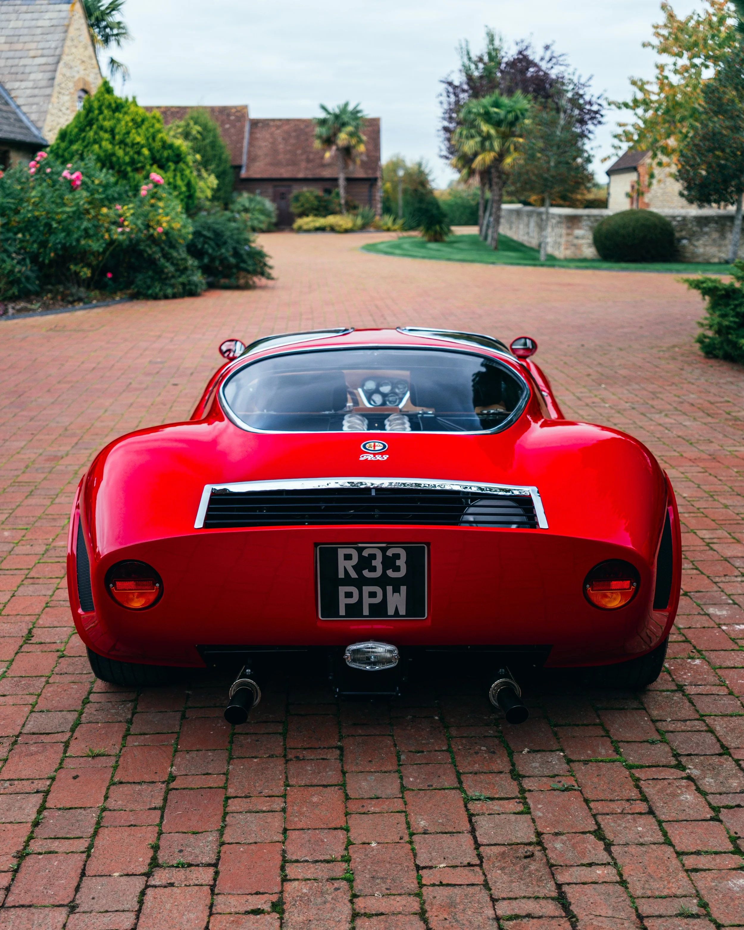R33 Stradale Rear Head On Shot