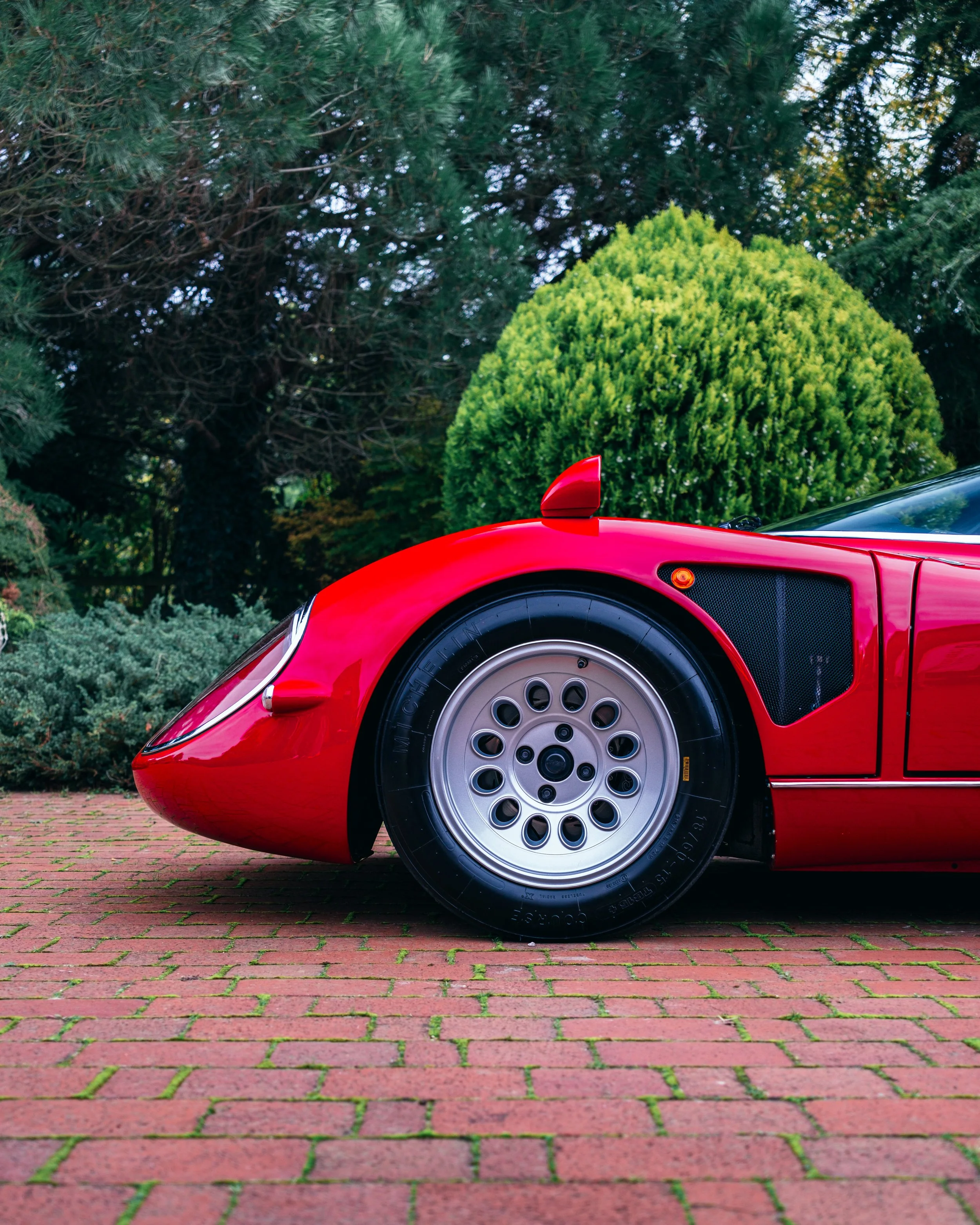 R33 Stradale Front Left Tyre shot