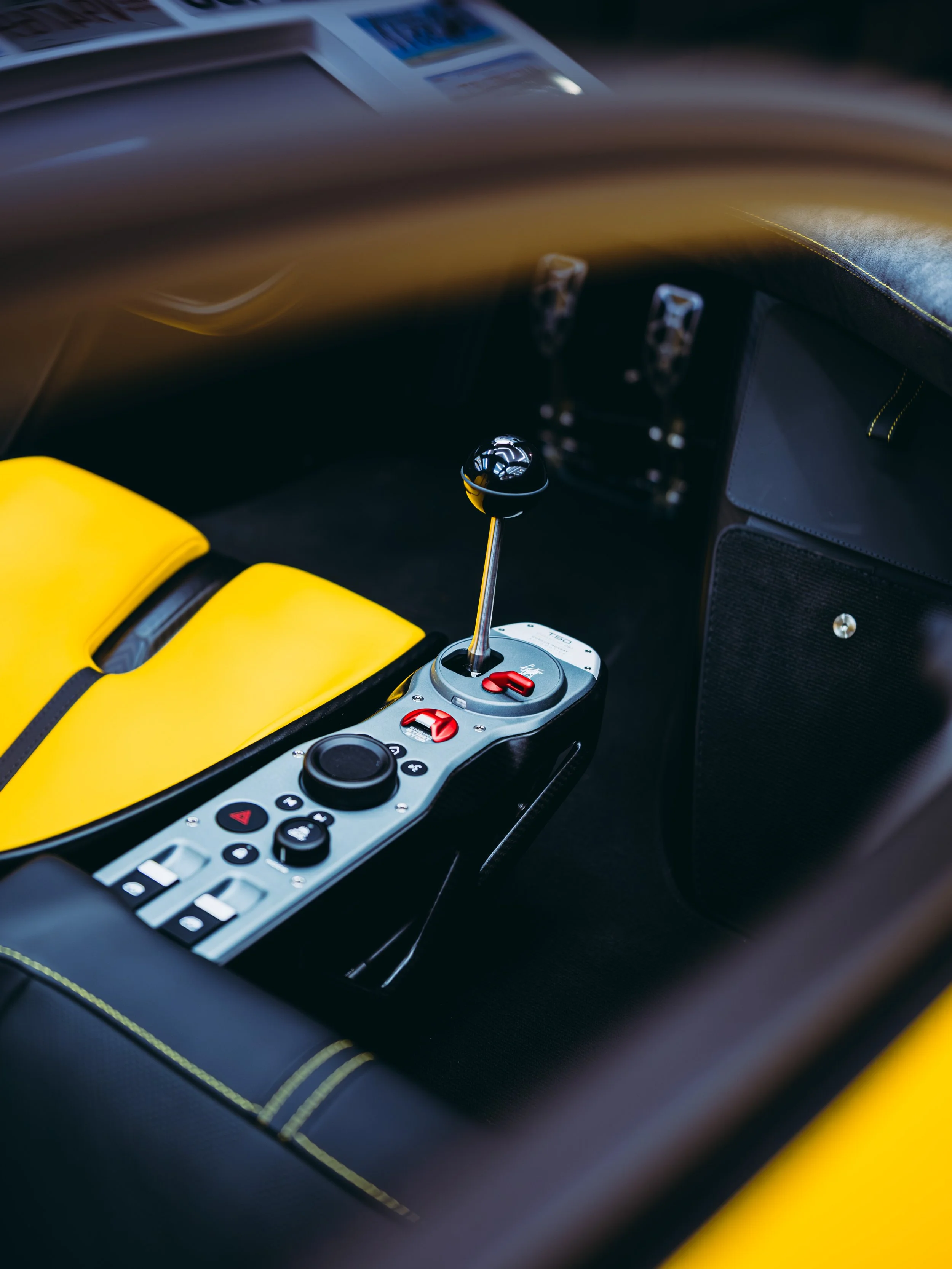 GMA T.50 gear shifter shot