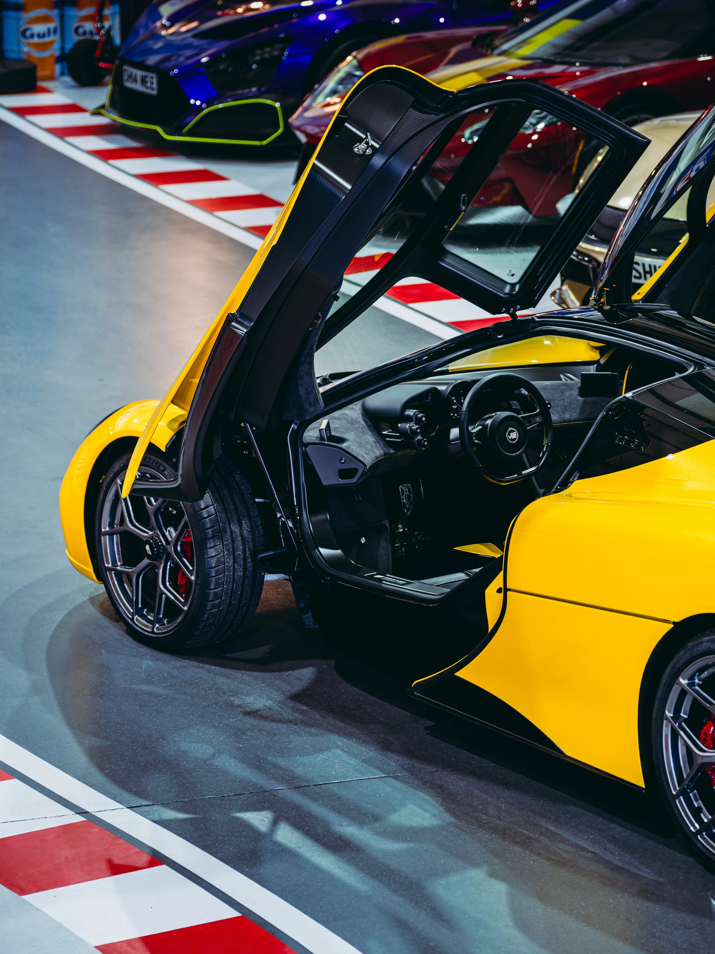 GMA T.50 Left Side top down Shot with Doors Up