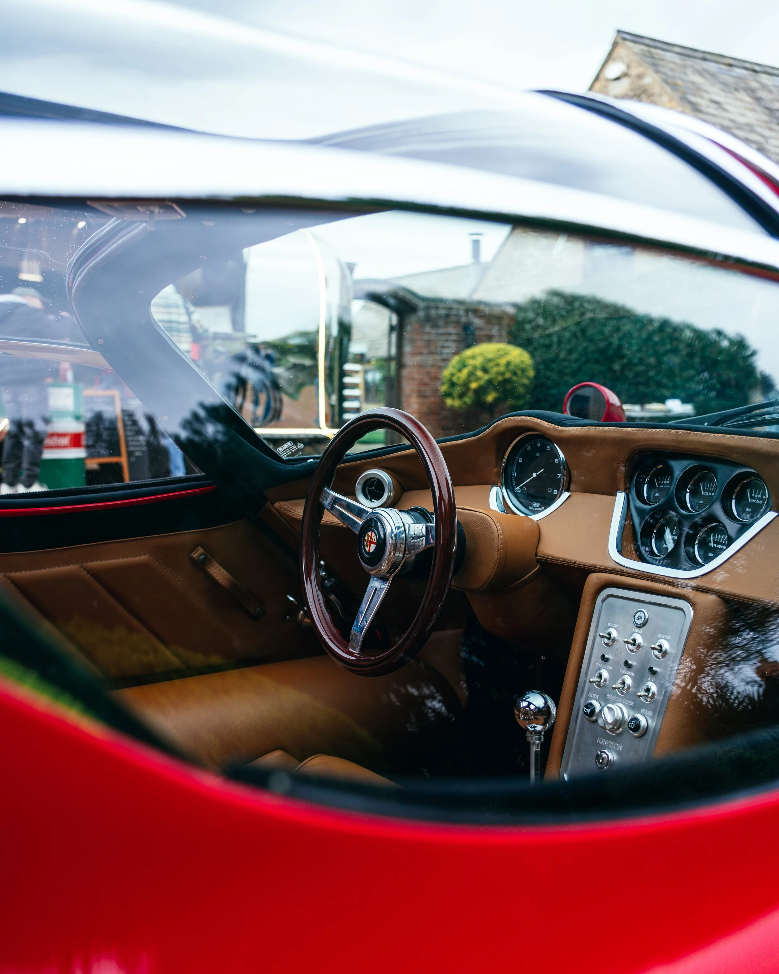 R33 Stradale Interior Steering Wheel Shot