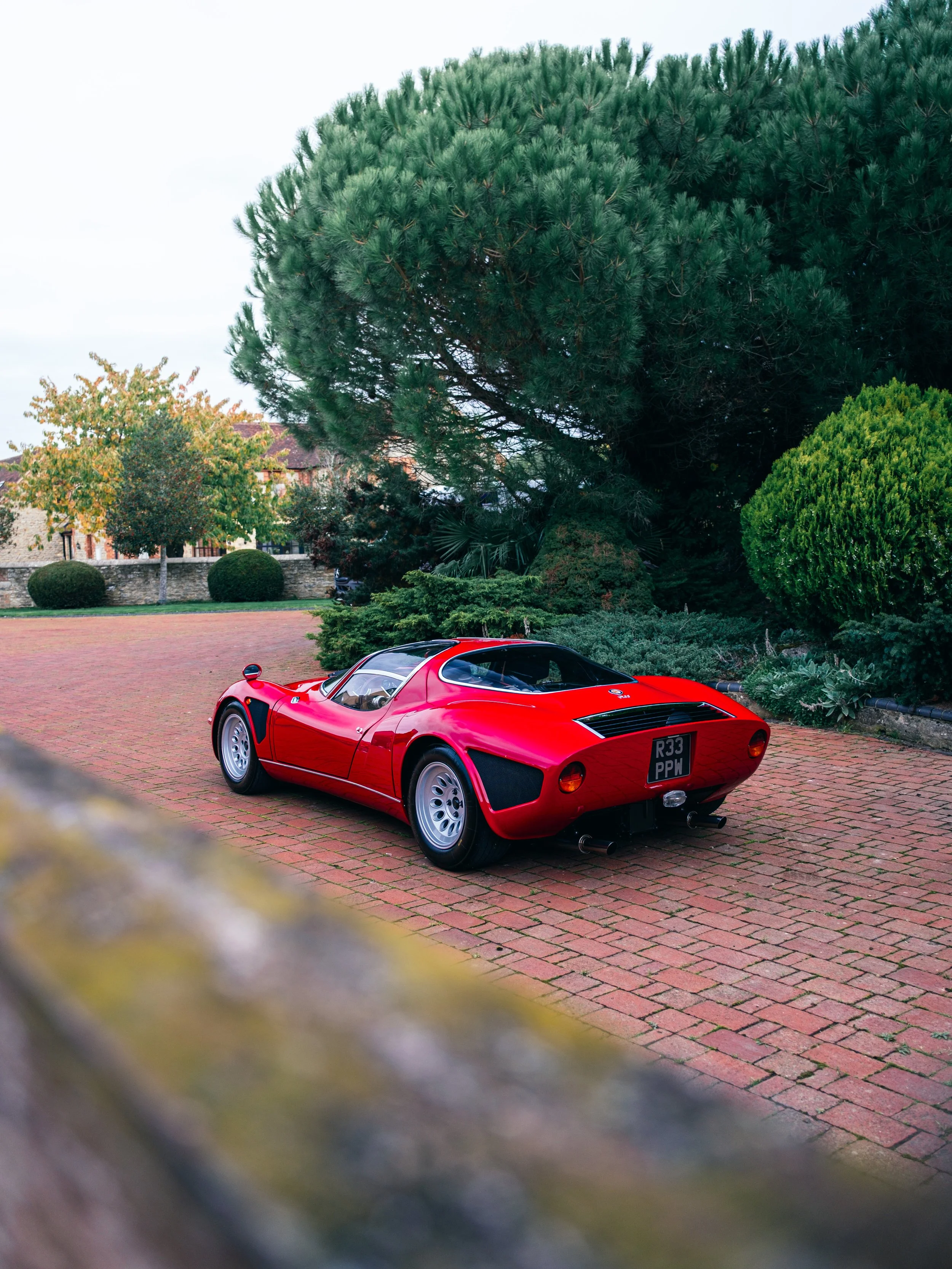 R33 Stradale photographed during a private automotive photoshoot
