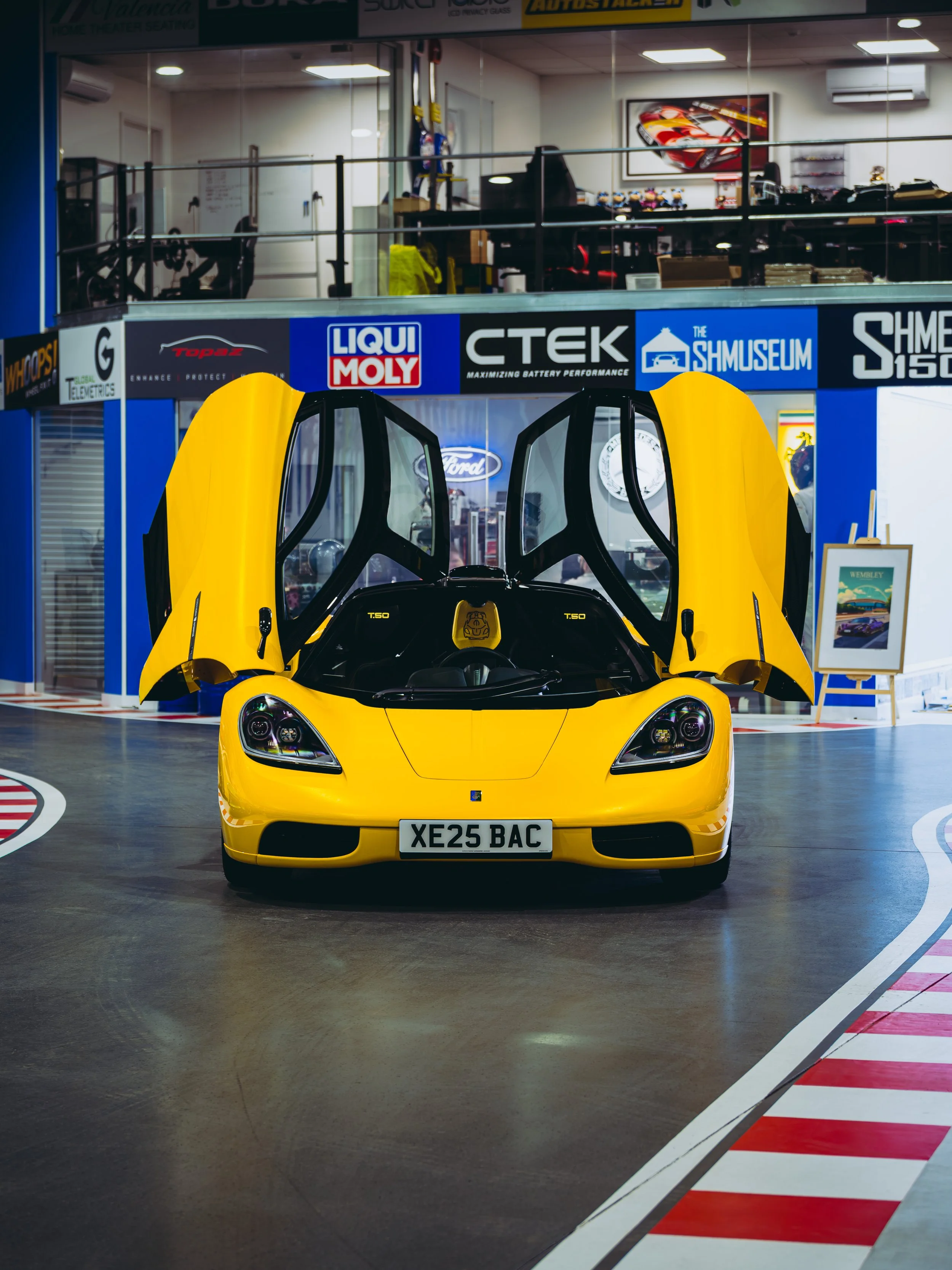 GMA T.50 Front Head On Shot with Doors Up