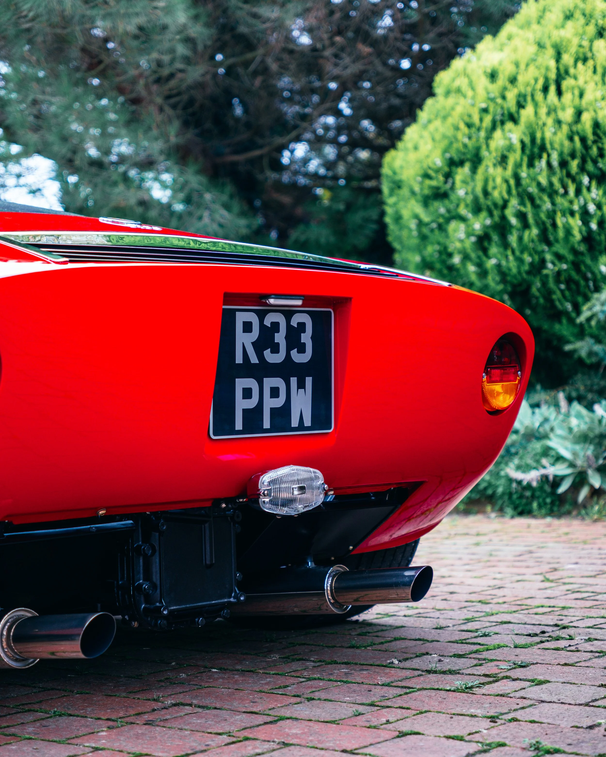 R33 Stradale Rear Detail 3/4 Shot