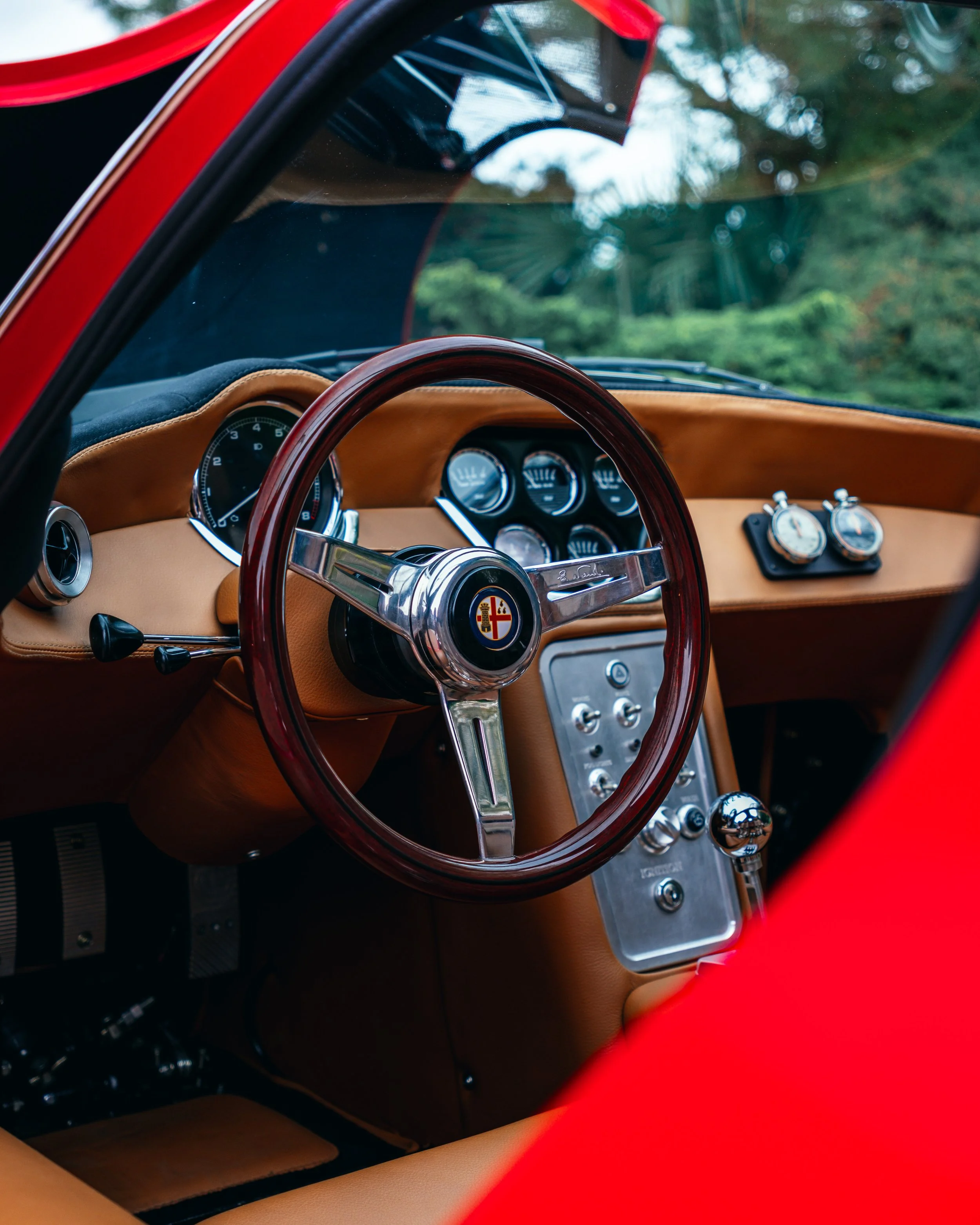 R33 Stradale Steering Wheel Shot