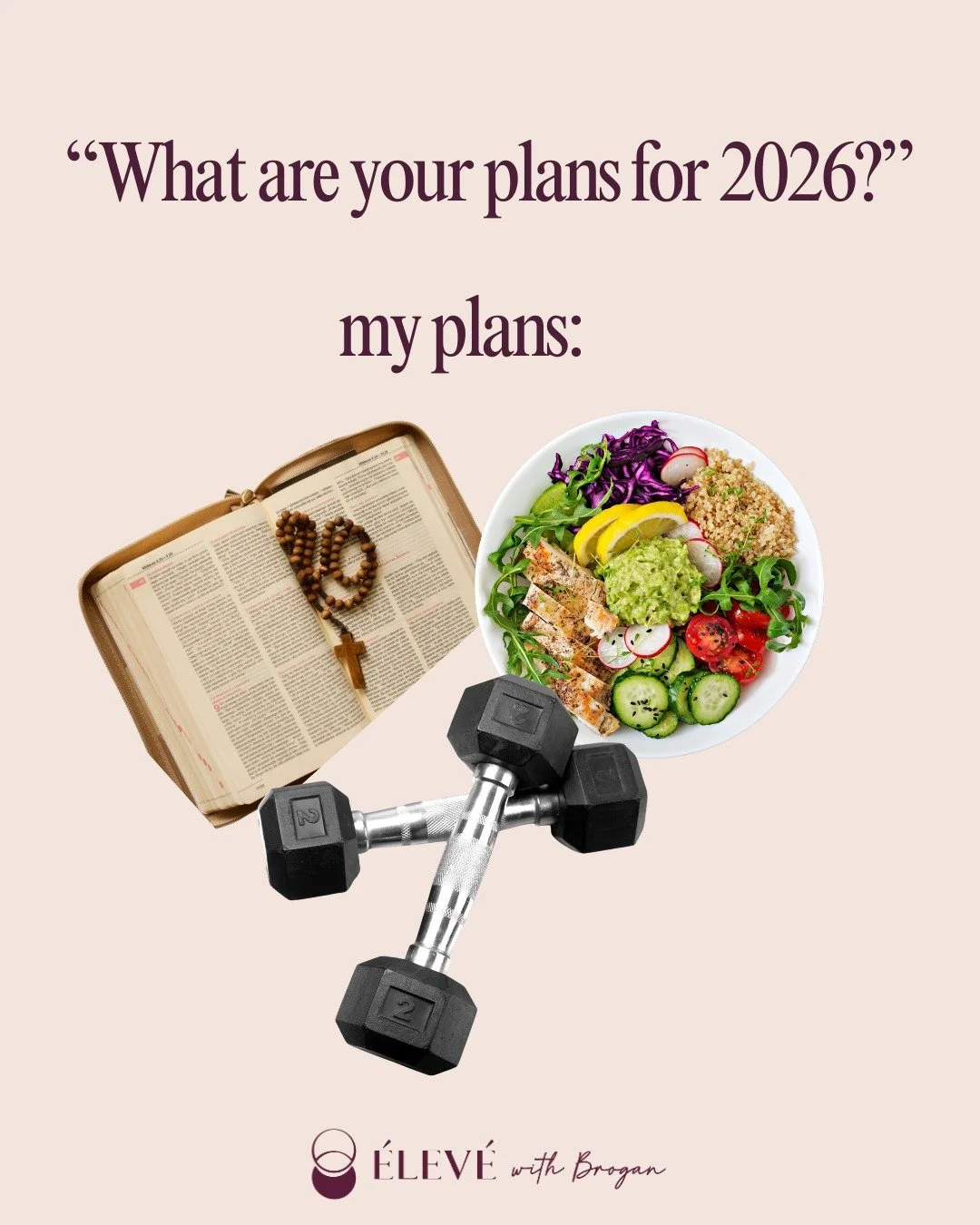 My plans for 2026 may look boring.
Simple is always better.

Choose Him first... every day.
Priorities fall into place.

Strengthen my soul and my body.

That&rsquo;s the plan.

If you want support in your health journey, message me.

#faithandfitnes