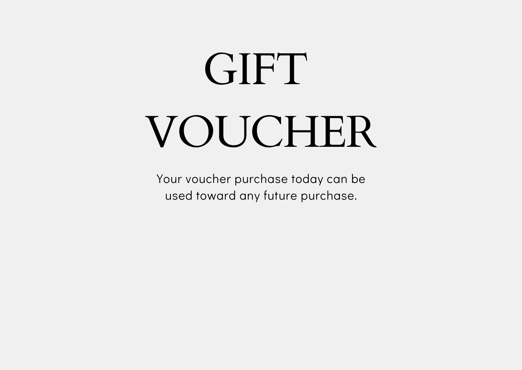Gift Voucher